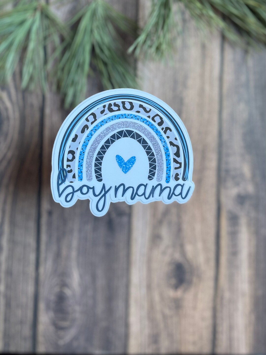 Boy Mama Sticker, Rainbow Sticker, Boy Mom Sticker, Mothers Day Gift