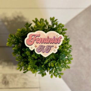 Feministischer AF Holographic Sticker