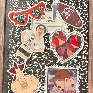 Sticker Il ne se passe pas grand chose pour le moment, album rouge [Version T], cadeau SWIFTIE image 3