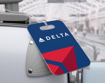 Delta Air Lines Onward & Upward Luggage Tag