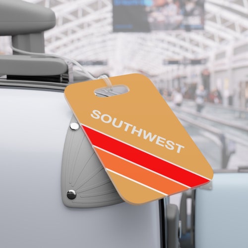 Southwest Airlines B737 Classic Fuselage Luggage Tag Etsy