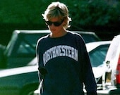 Northwestern Sweatshirt, Princess Diana Sweatshirt, 90s Vintage College Unisex T-shirt/Sweatshirt/hoodie