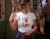 rachel green rose heart shirt, Friends tv show, Friends shirt, friends show shirt, friends shirt,  friends gift, Girls shirt, women shirt