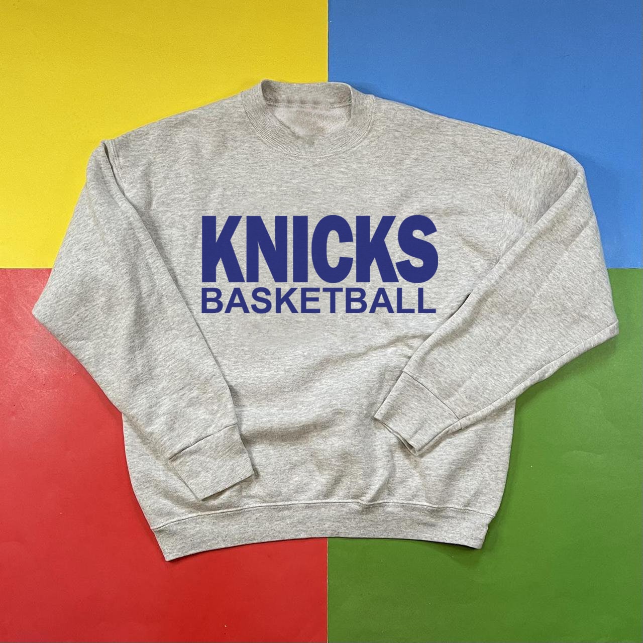 Knicks Adult Crewneck Sweatshirt College Letter