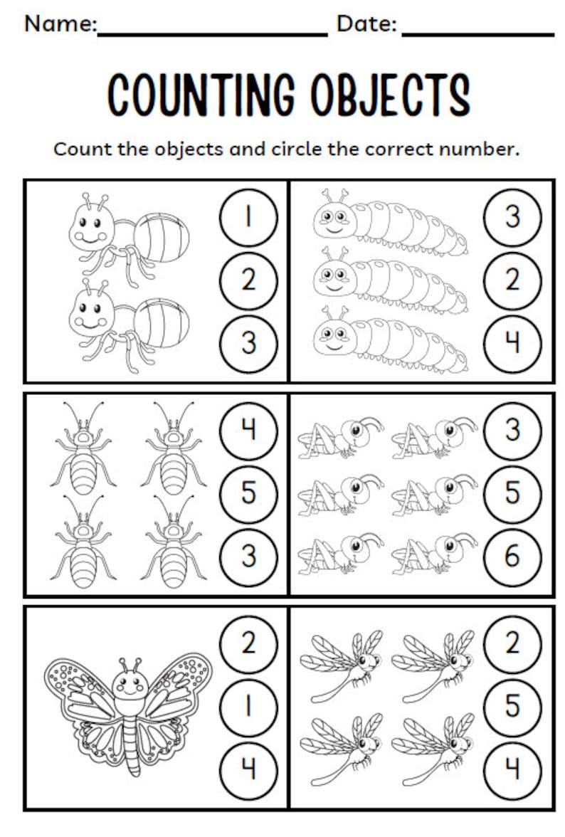 Preschool Learning Pack Etsy