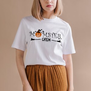 Momster Halloween Shirt, Halloween Gift for Momies, Momster Crew Shirt, Momster Crew gift for halloween, personalized Design shirt