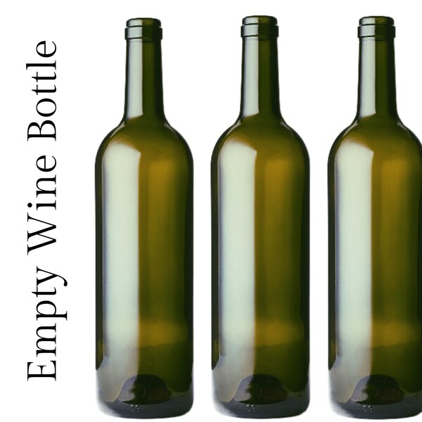 Empty Wine Bottles Etsy
