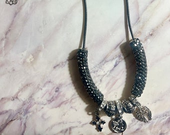 Angel Charm Bling Necklace