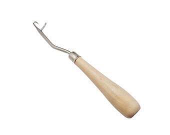 Latching Pro Crochet Hook - Ultra Strong Wooden Handle for Medium to Thick Dreadlocks