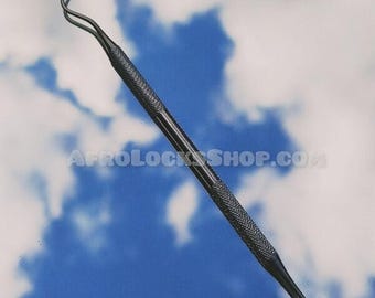Double-pointed needle for undoing locks / dreadlocks - non-slip precision tool made of steel - international shipping (DOM-TOM included)
