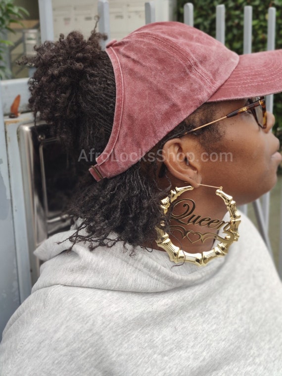 Cap Hair Long Buns Ponytail Visor 