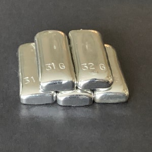 Tin ingots 1 Troy Oz image 4