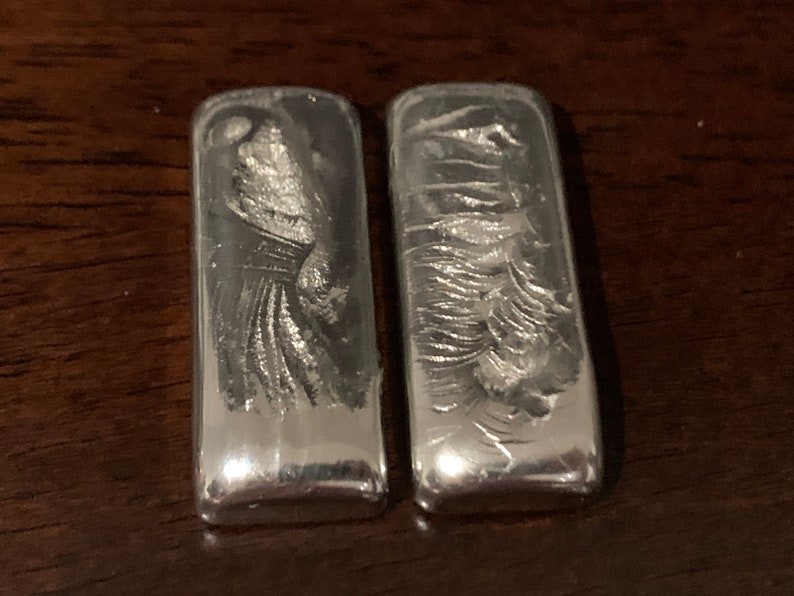 Tin ingots 1 Troy Oz Crystal Ingot 1 Oz