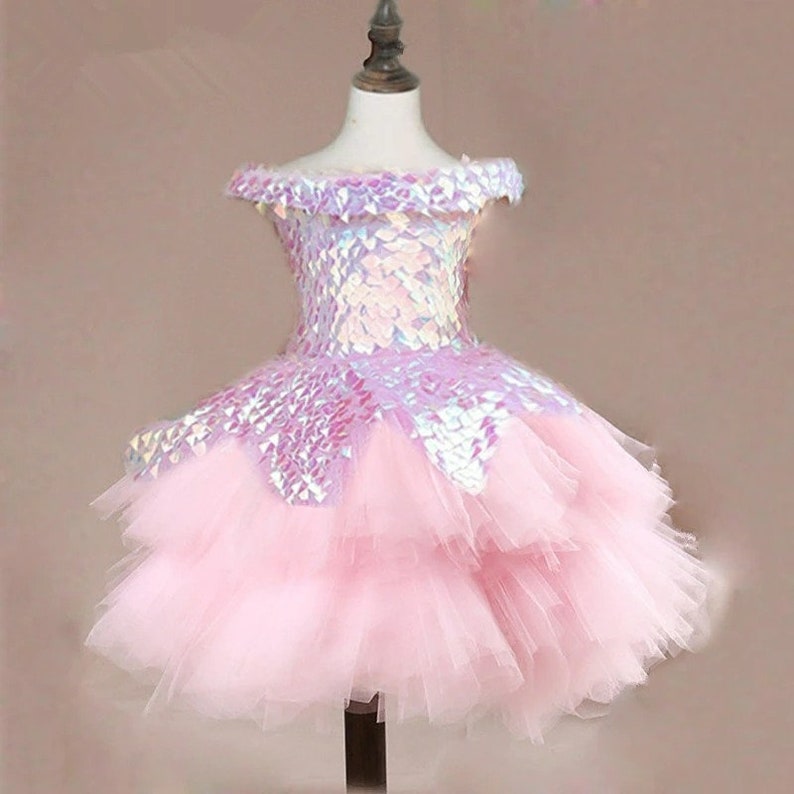 PINK BABY DRESS Sparkle Baby Dress Pink Lace Tutu Dress for Etsy