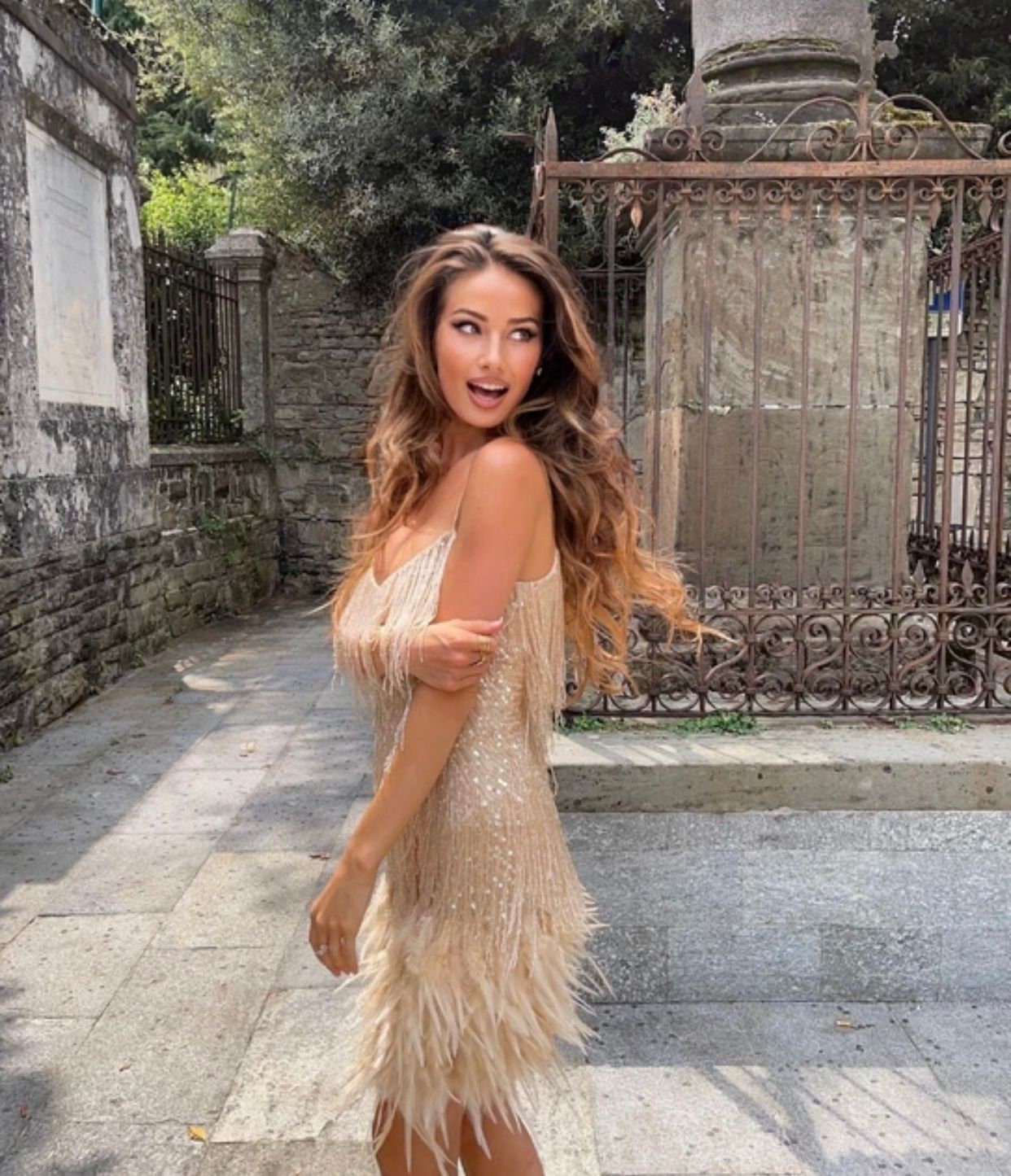 Sequin Feather Dress - Etsy