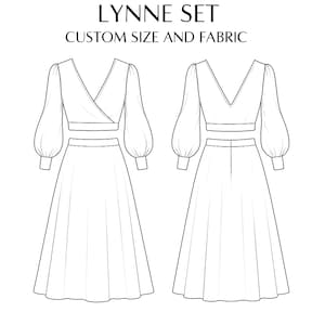 LYNEEDRESS custom your fabric choice, made to order, bridesmaid dress, classic dress, custom dress, pin up dress, 50s Dress, vintage dress