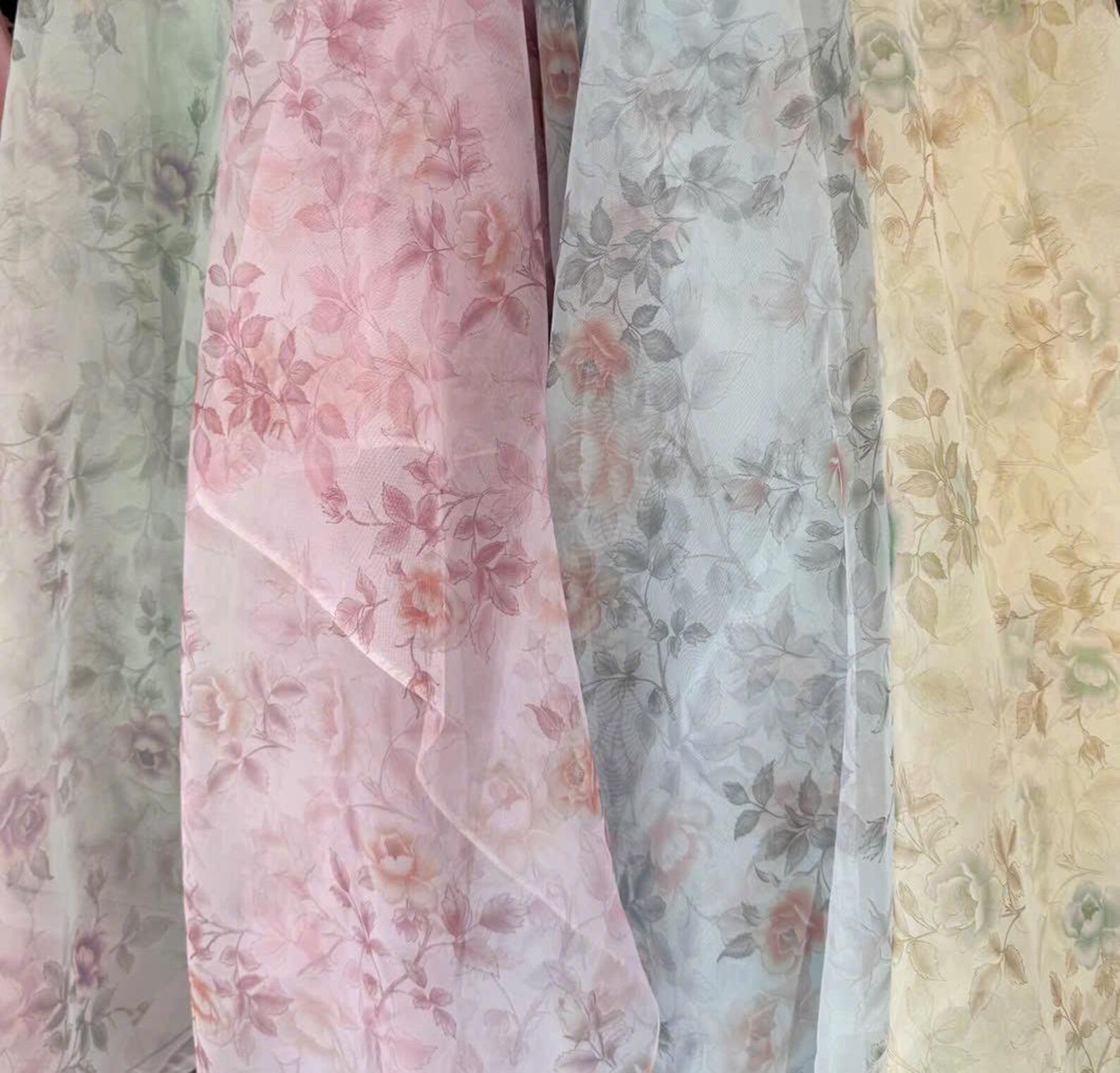 Mirror Organza - 58-60-inches Wide Brick Rose Per 50 YD Roll