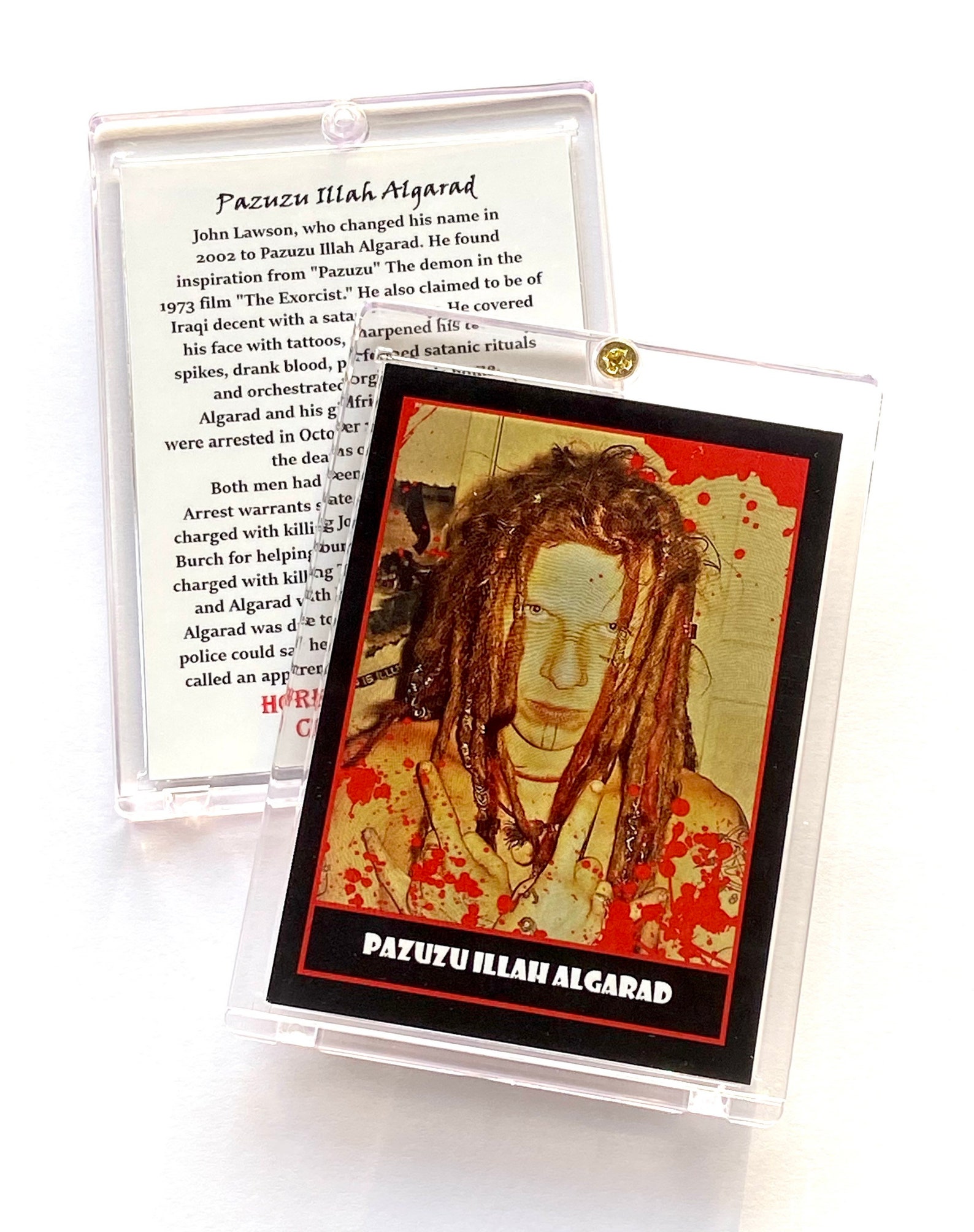Pazuzu Algarad the Devil You Know Crime Card in Collectors Etsy