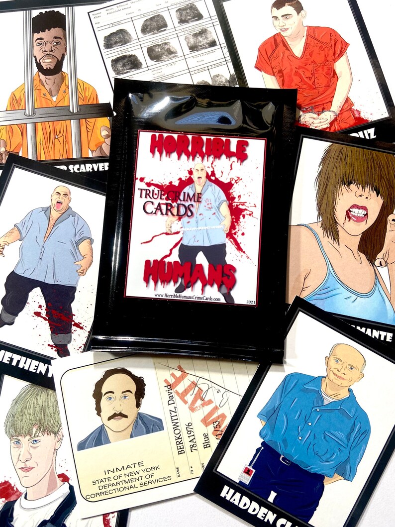True Crime/serial Killer Trading Cards new Sealed Pack Etsy Singapore