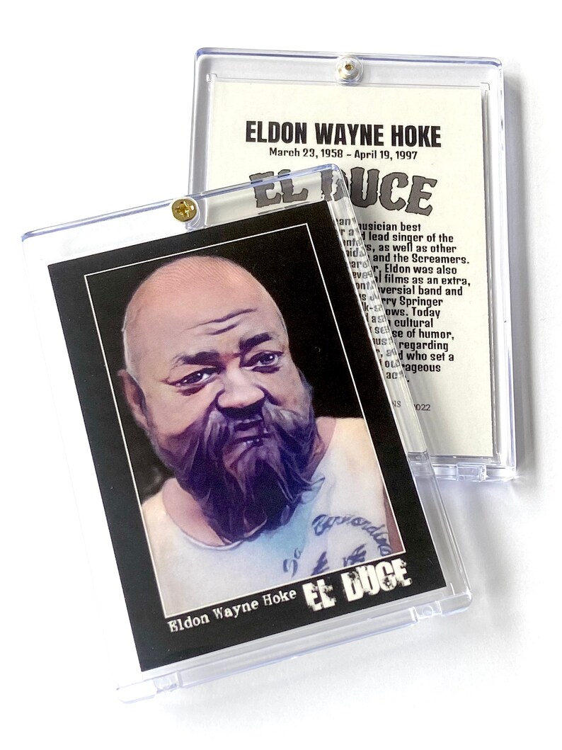 Elduce Eldon Hoke Trading Card in Collectors Case THE Etsy