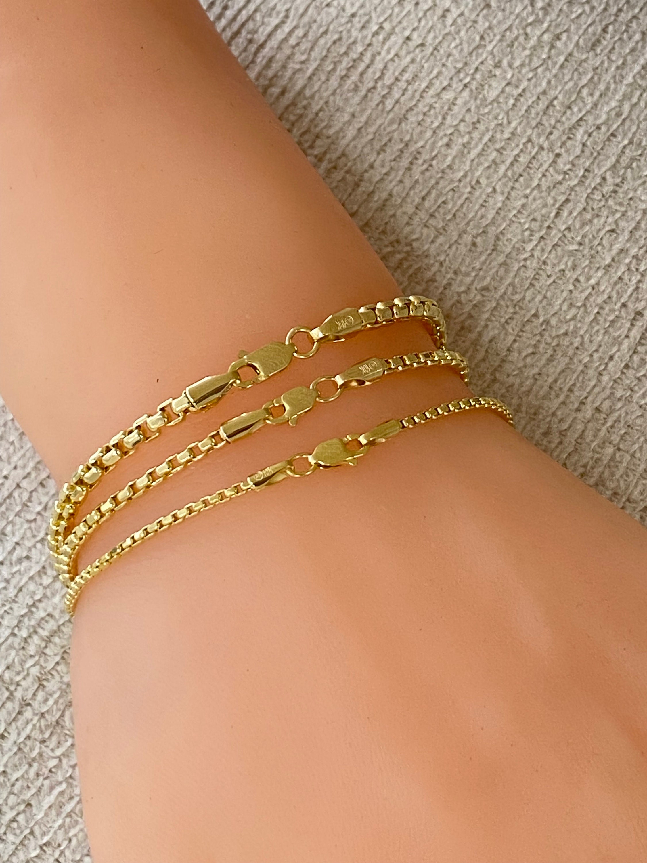 Mens 10k hotsell gold nugget bracelet