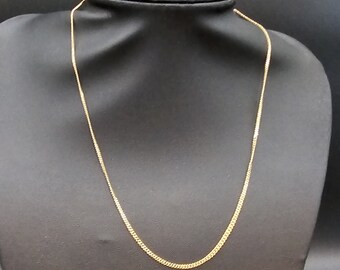 18k gold chain 750 yellow gold 45 cm 3.8 g necklace