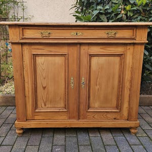 Antique chest of drawers sideboard cabinet