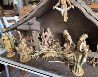 Krippenfiguren 9cm (KF6) Für Weihnachtskrippe Figuren Krippe Krippenstall Weihnachten Weihnachtskrippen Deko