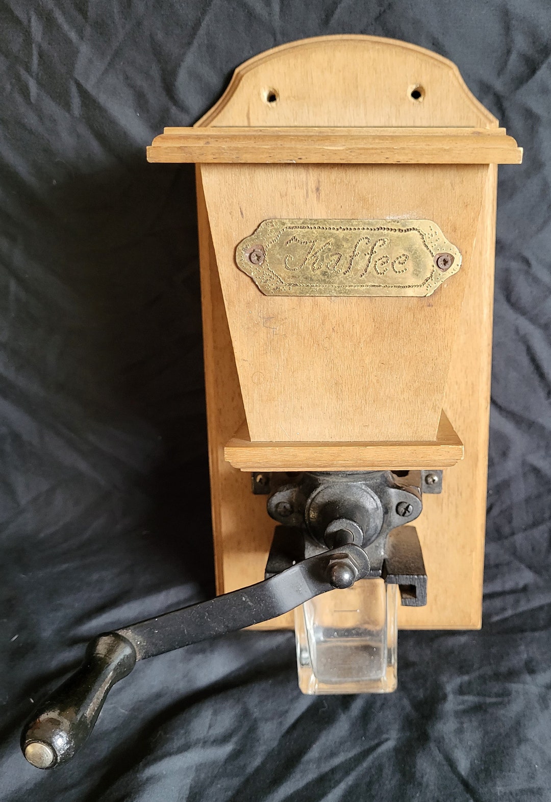 Old Coffee Grinder Wooden Coffee Grinder Wall Coffee Grinder Etsy