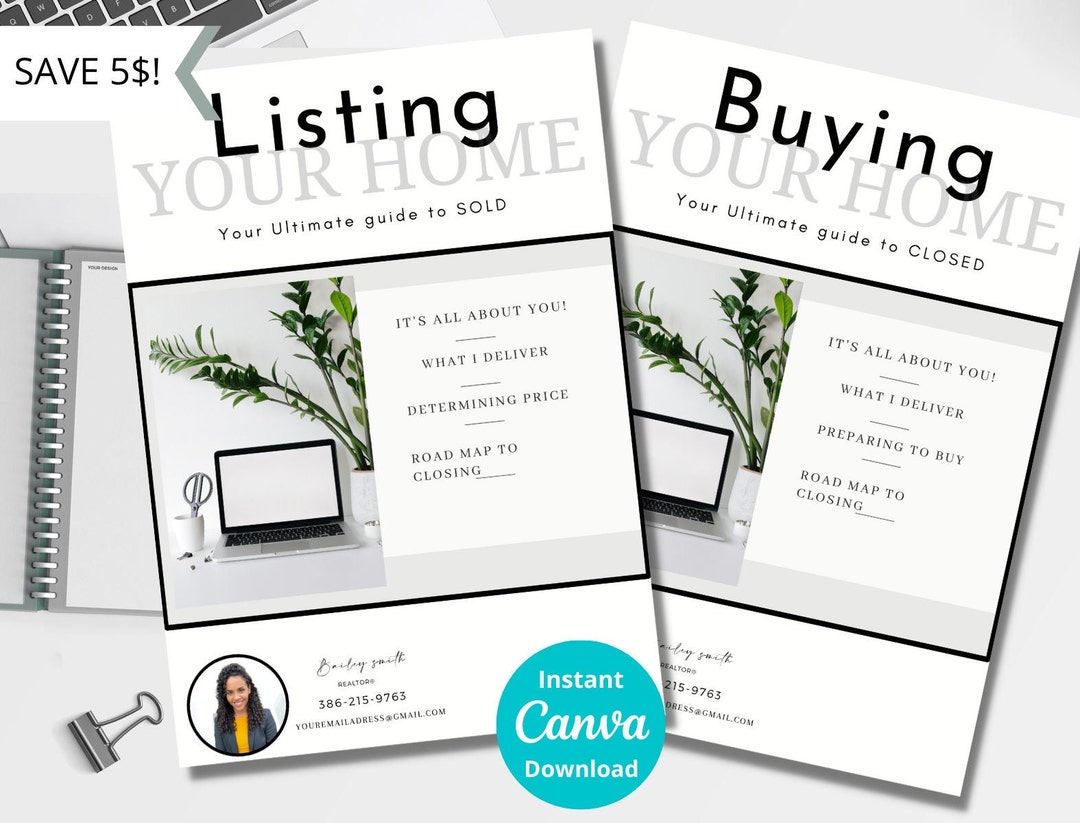 Seller and Buyer Guide Bundle | Pre-listing Presentation , Real Estate ...