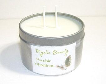 Psychic Vibrations Candle (licht geparfumeerd) - Ontwikkeling van psychische kracht - Activering en versterker van het derde oog