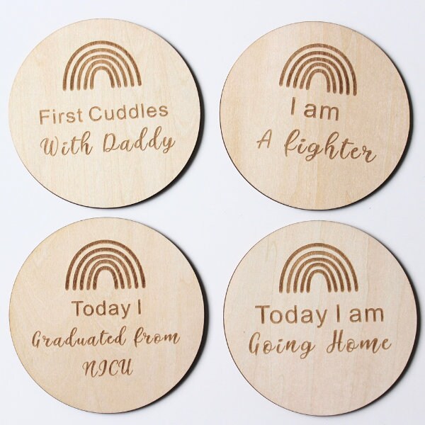 NICU Baby Gift NICU Milestone Cards Preemie Milestone Cards Preemie