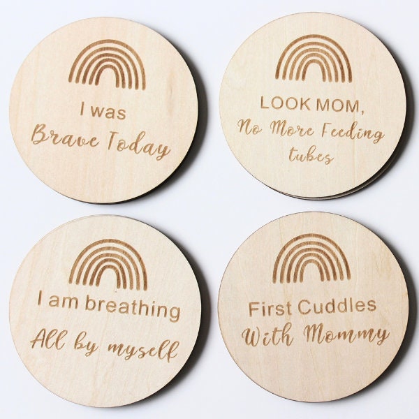 NICU Baby Gift NICU Milestone Cards Preemie Milestone Cards Preemie