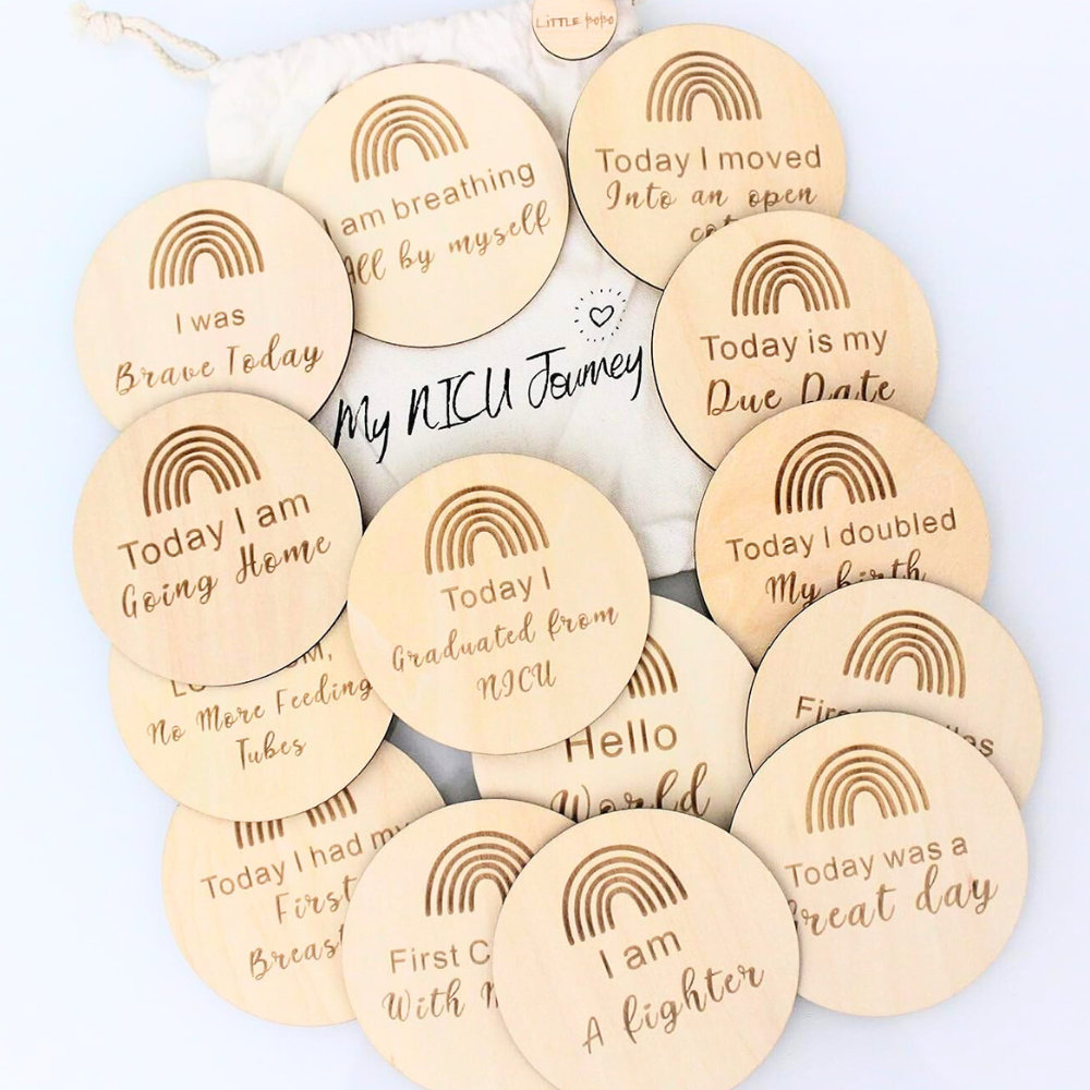 NICU Baby Gift NICU Milestone Cards Preemie Milestone Cards Preemie