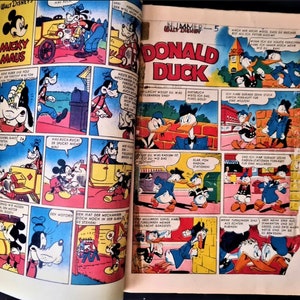 Micky Mouse stripboek nr. 1, originele eerste editie uit 1951, in uitstekende staat afbeelding 5