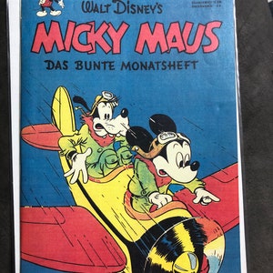 Micky Mouse stripboek nr. 1, originele eerste editie uit 1951, in uitstekende staat afbeelding 7
