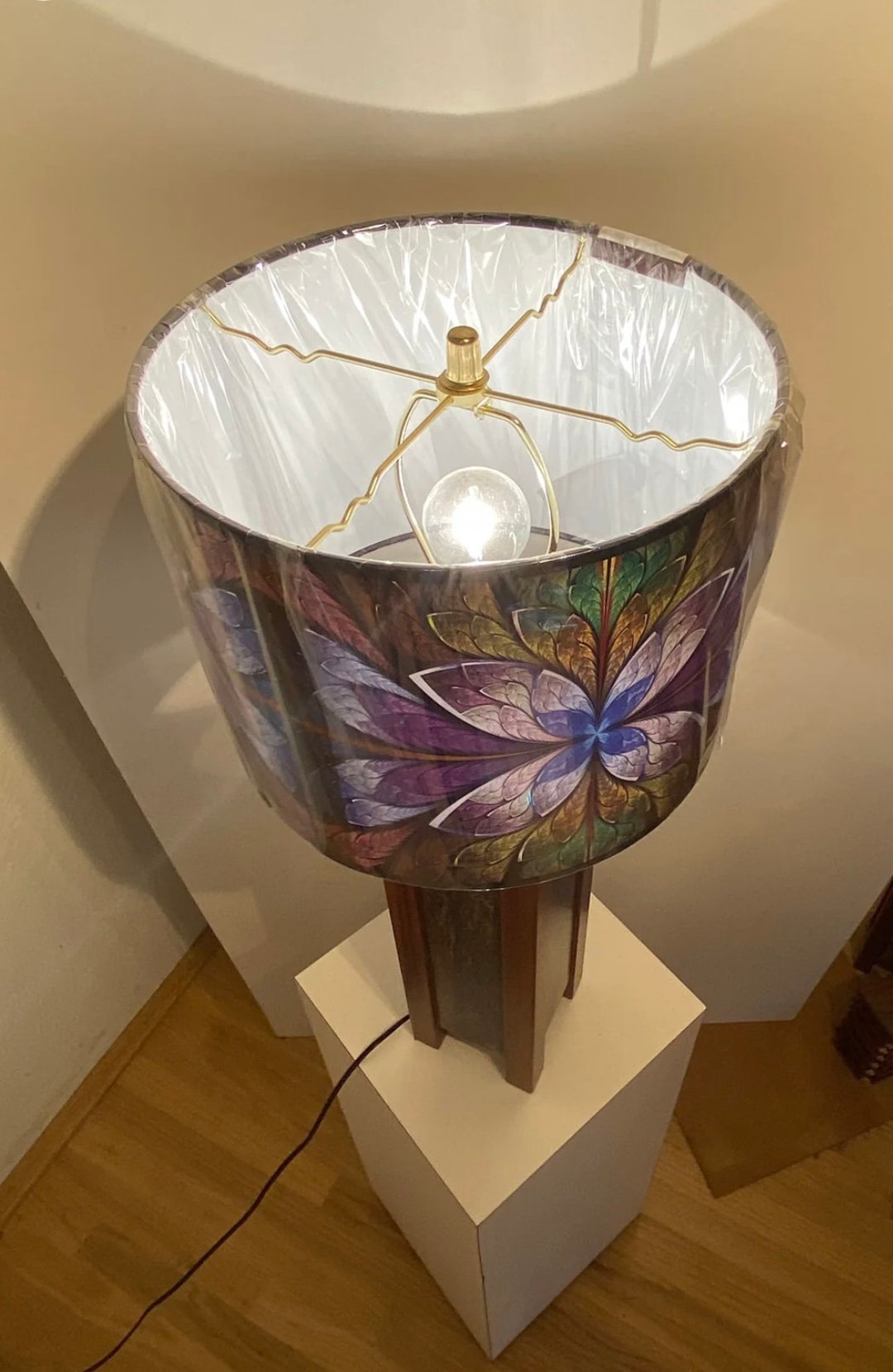 Koa Wood Table Lamp Etsy