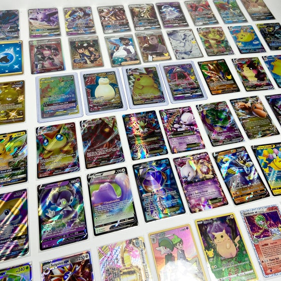 Acheter Cartes Pokemon boîte en métal or Vmax GX, carte anglaise