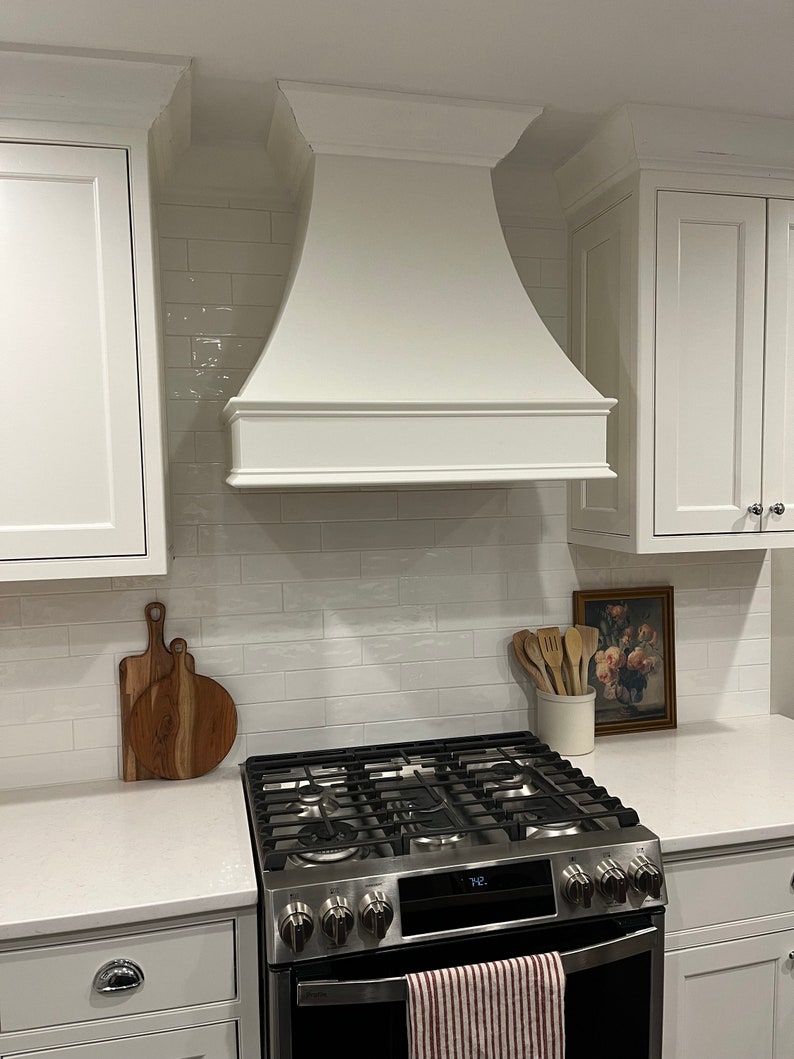 DIY Step by Step 30 Inch Curved Range Hood Plans Etsy