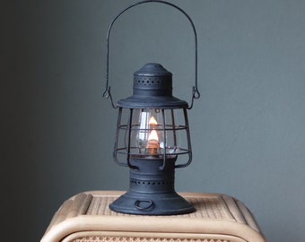 Fantastische stormlamp, stormlantaarn van Keystone Ware Lantern in een hele mooie staat