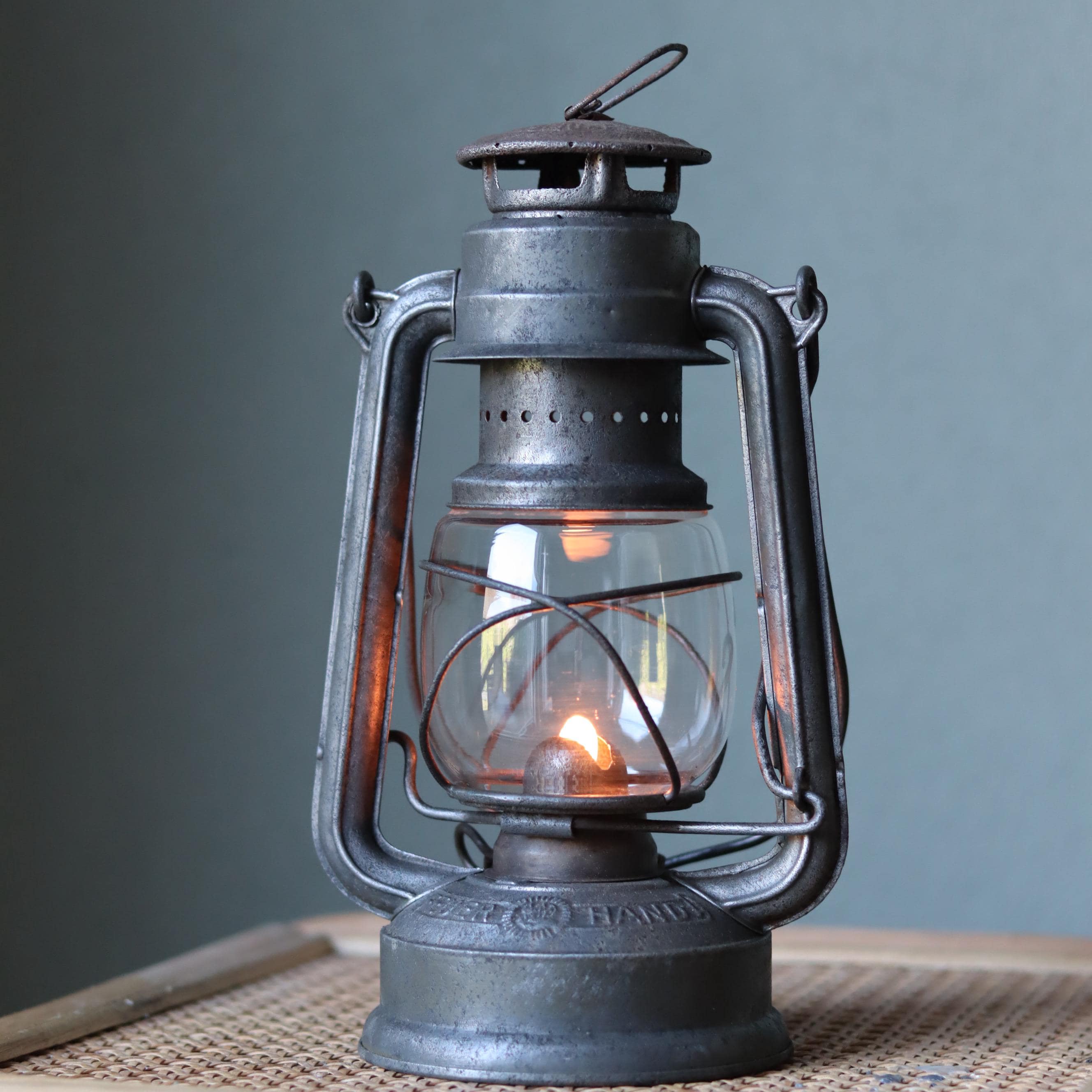 【レア】Feuerhand№275 〰︎︎k1477/1 Beautiful Vintage Weathered Storm Lamp, Storm Lantern, Feuerhand