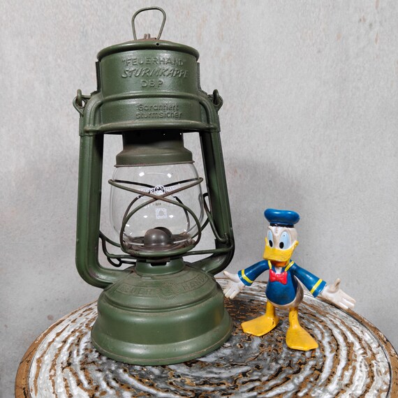 Storm Lamp, Storm Lantern, Feuerhand 276 STK, Sturmkappe, in Good
