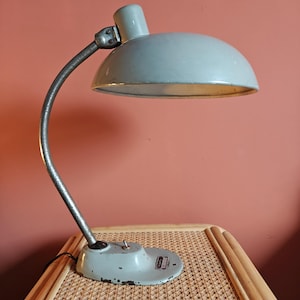Very nice and special desk lamp, work lamp, industrial lamp with K.G.M.T.I. on the base