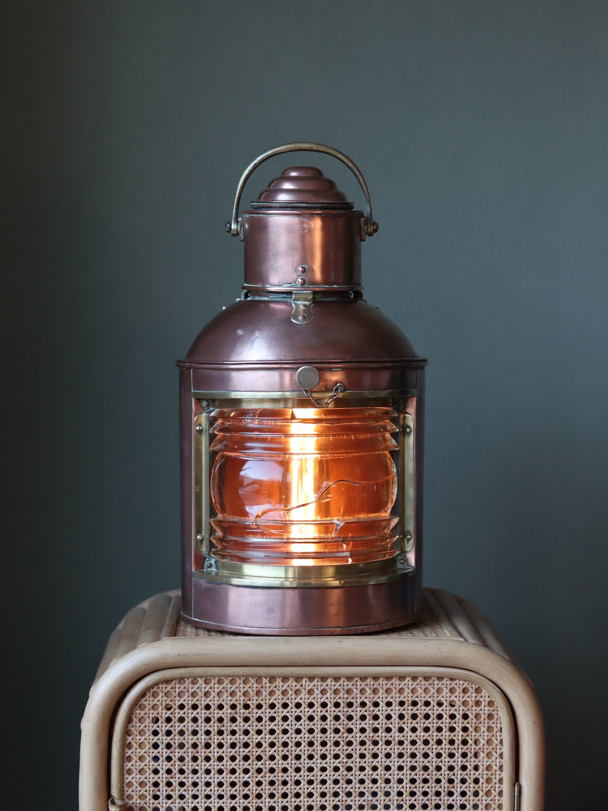 【美品】オール真鍮製　NAVIGATOR'S LANTERN ヴィンテージ Tung Woo - 6 For Sale on 1stDibs | tung woo lantern, tung