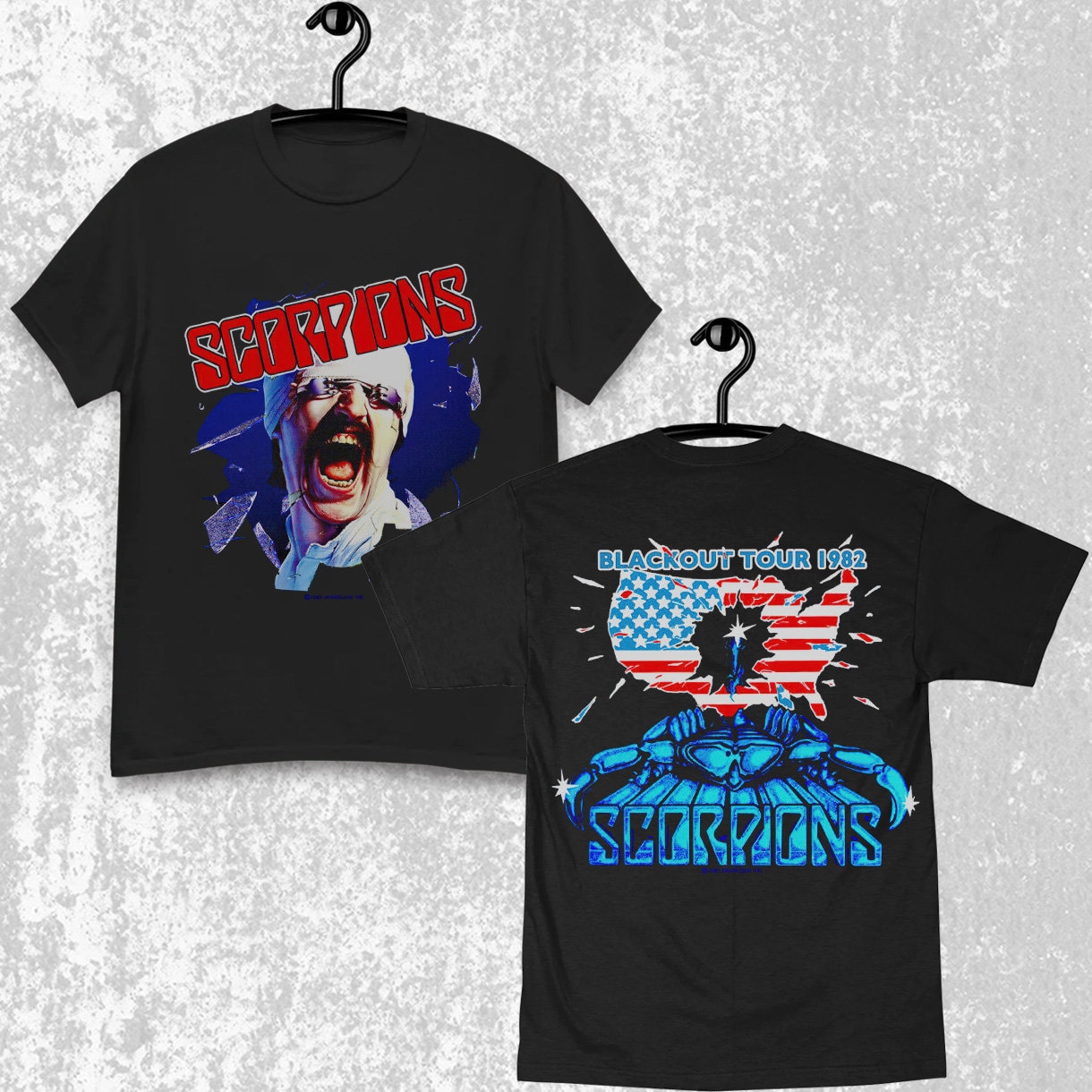 SCORPIONS BLACKOUT TOUR1982 ヴィンテージTシャツ L Amazon.com: Official Scorpions Blackout USA Tour 1982 T