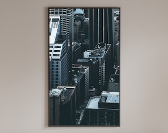 Urbanscape 01 C - Sydney, Fine Art, Architecture Poster, Large Wall Art Prints, Digital Download, Printable Wall Art, Black and White Print