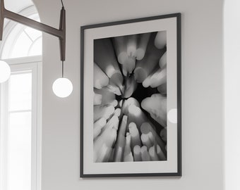 Printable Wall Decor - Spectrum 03, Abstract Large Wall Art Print, Digital Download, Abstract Photography, Black and white Wall Art