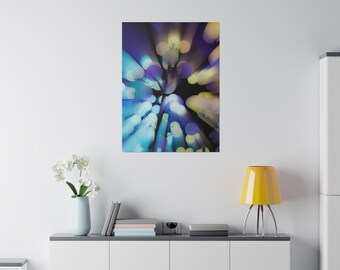 Large Abstract Art Canvas - Spectrum 01 - Matt Finish, Creative Abstract Photography Print