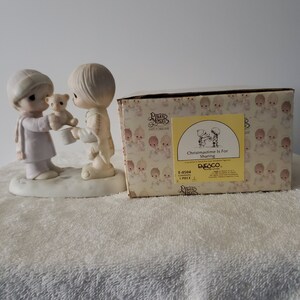 Vintage Precious Moments - Christmas Is For Sharing by Enesco 1983