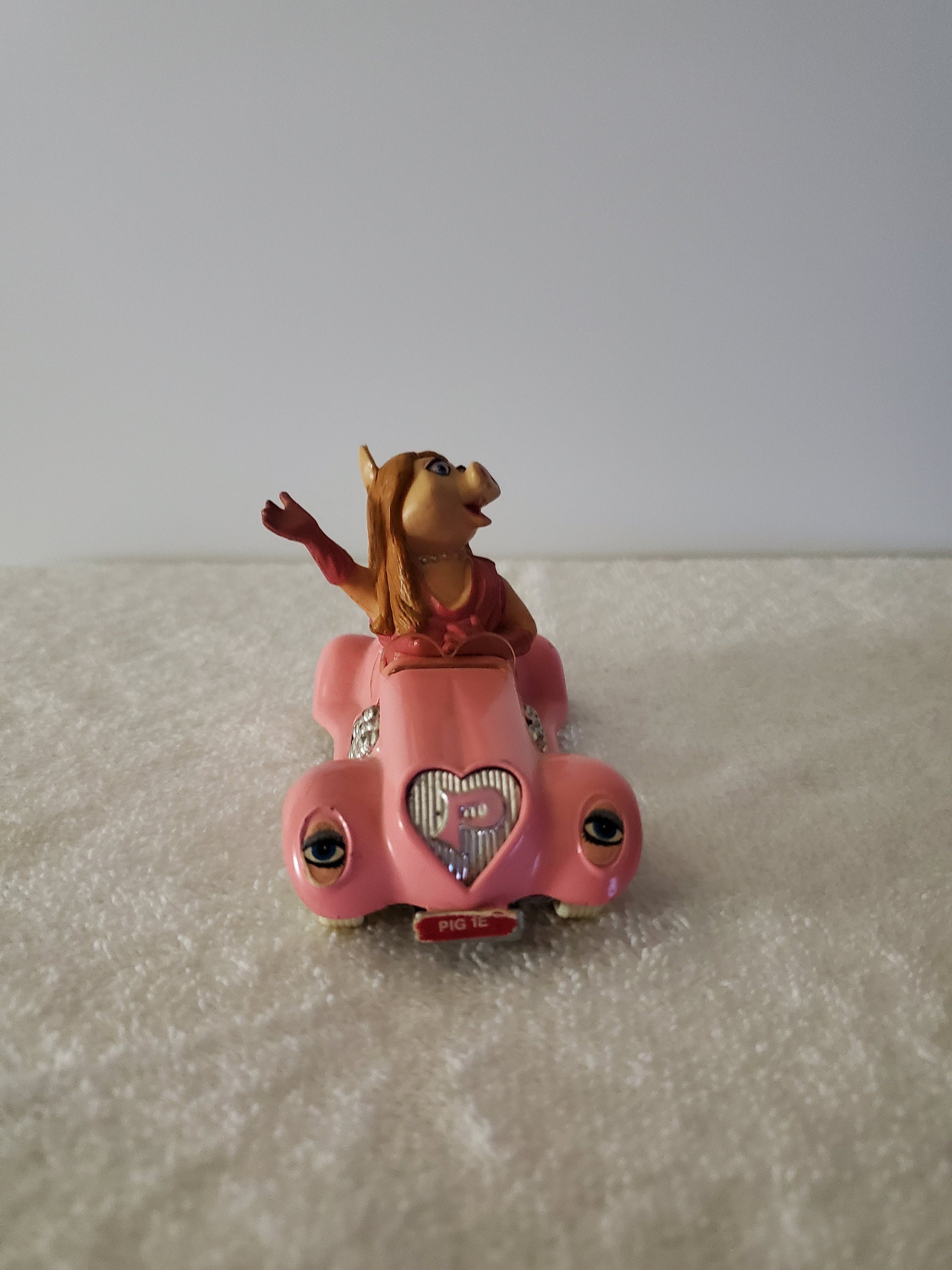 Vintage Miss Piggy Convertible Collectible Toy Car by Corgi. A 